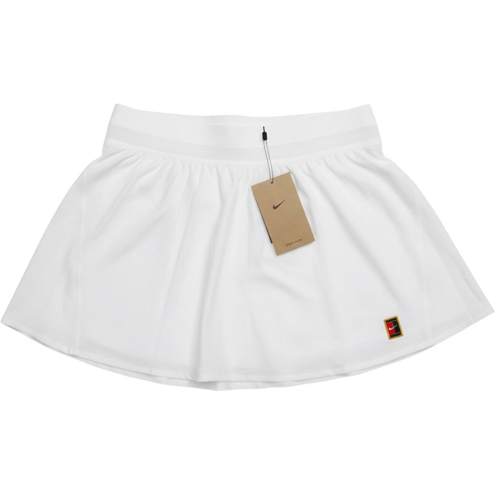 Nike Court Dri-FIT Victory Tennis Skort White Women's Small FZ6777-100